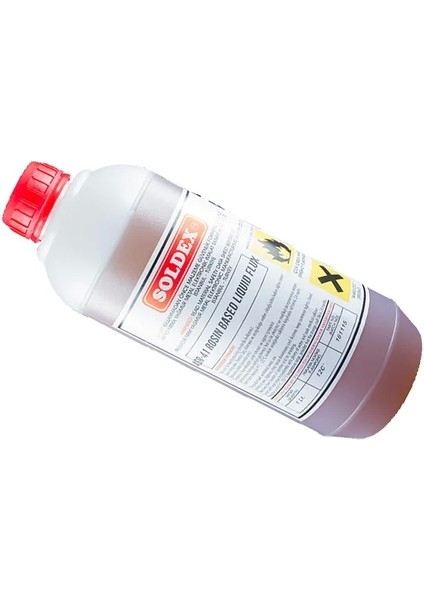 Soldex ASR41 1 Lt - Reçine Bazlı Kırmızı Lehim Suyu
