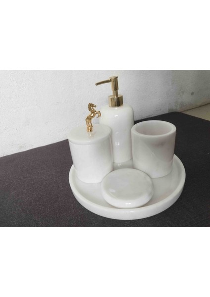 5.li Mermer Banyo Seti