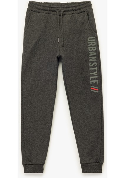 Şardonlu Cep Detaylı Baskılı Jogger Eşofman Altı