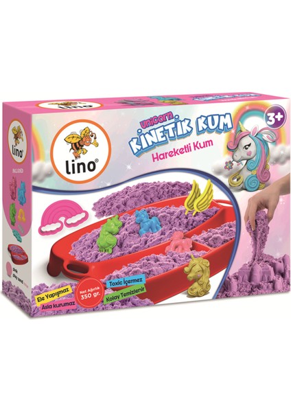 Kinetik Kum Seti Unicorn (350 gr Kum 6 Kalıp Tepsi) modelleri