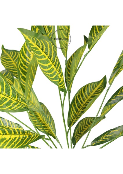 Yapay Calethea Demet Sarı Yeşil 55 cm fiyatları