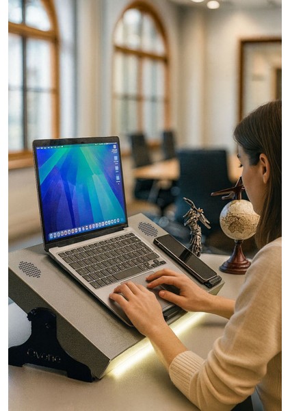 Qvone Fonksiyonel Monitör Yükseltici Laptop Standı Masa Üstü Ekran Standı Oyuncu Monitör Yükseltici fiyatları