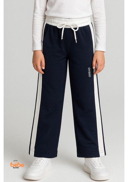 Kız Çocuk Cepli Eşofman Pantolon Yan Şeritli,lastikli Bel,rahat Spor ve Günlük Pantolon Eşofman Altı fiyatları