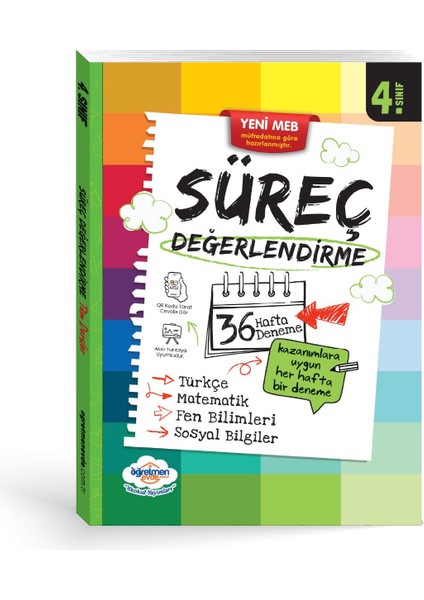 4.sınıf Süreç Değerlendirme Kitabı
