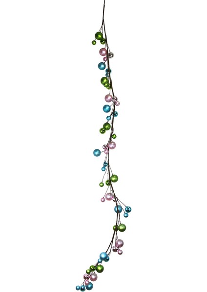 Yılbaşı Süsü Toplu Sarkıt Garland Renkli 180 cm