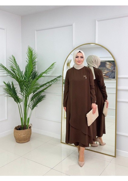 Kadın Tesettür 2'li Takım Pantolon & Tunik