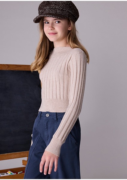 Kız Çocuk Ribanalı Kazak 7313