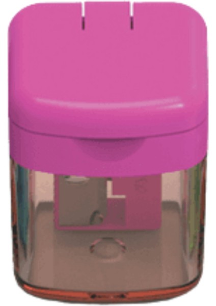 Mini Box Trendy Tek Gözlü Kalemtraş Pembe