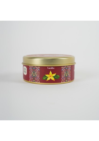 Kösem - Gold Teneke Mum 110 cc Vanilya Kokulu