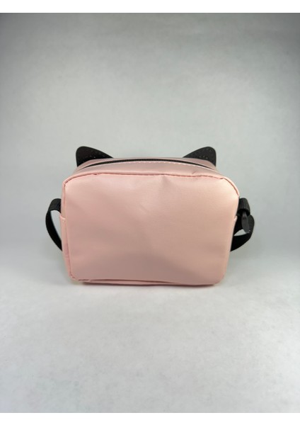 Kedi Desenli Küçük Omuz Çantası Askılı modelleri