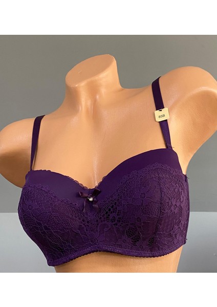 Balenli Desteksiz Dantelli Straplez Sütyen 429