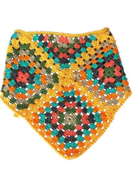 El Örgüsü Kroşe Saç Bandı Sarı Yaz fiyatları