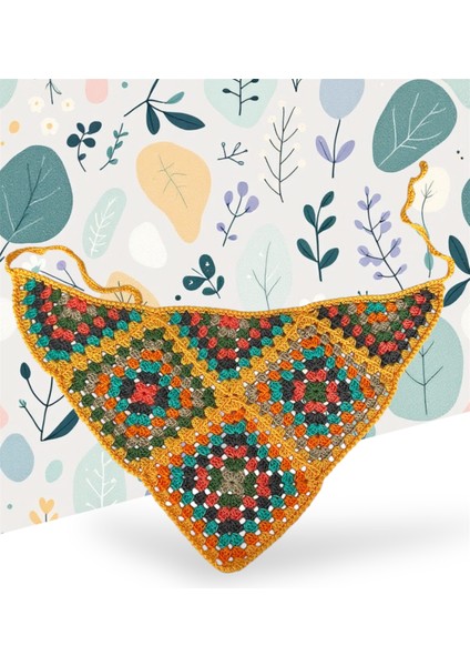 El Örgüsü Kroşe Saç Bandı Sarı Yaz modelleri