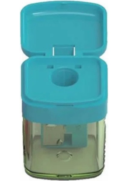 Mini Box Trendy Tek Gözlü Kalemtraş Turkuaz