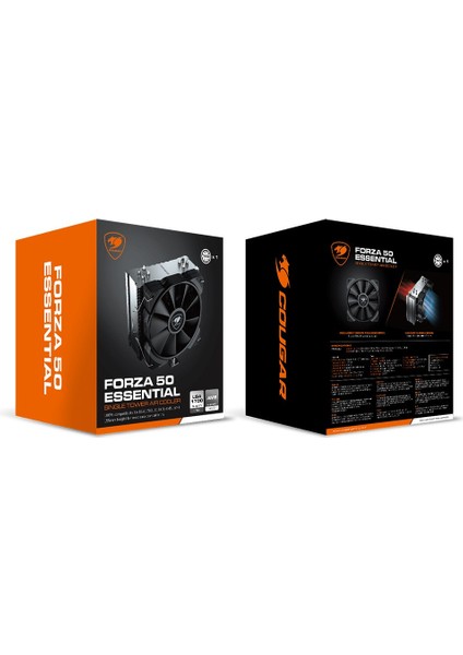 Forza 50 Essential 120MM Fanlı Am5/am4/lga 1200/1700/1851 Uyumlu 4 Isı Borulu Hava Soğutucu indirimleri