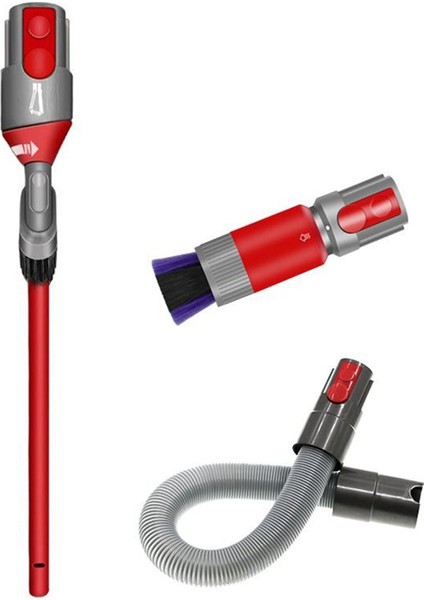 Dyson Elektrikli Süpürge V15 V11 V10 V8 V7 Fırça Başlığı Kusursuz Toz Alma Fırçası Teleskopik Boru Aksesuarları (Yurt Dışından)