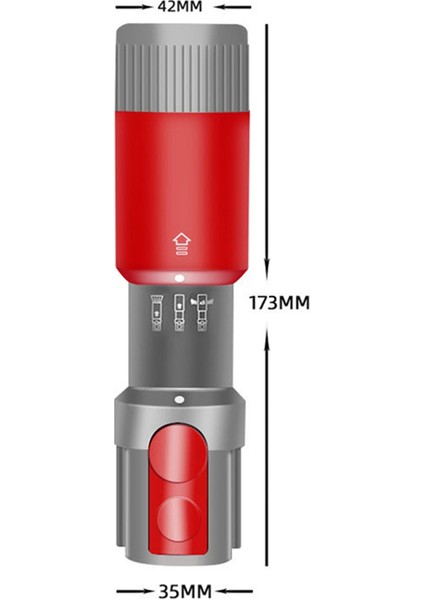 Dyson Elektrikli Süpürge V15 V11 V10 V8 V7 Fırça Başlığı Kusursuz Toz Alma Fırçası Teleskopik Boru Aksesuarları (Yurt Dışından) fırsatları