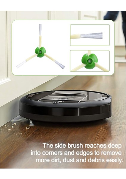 Fırça Yedek Parçaları Irobot Roomba E & I Serisi E5 E6 I7 I7+ I3 I3+ I4 I4+ I6+ J7 J7+ Robot Süpürge Aksesuarları (Yurt Dışından) modelleri