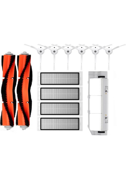 Xiaomi Mijia 1 1s SDJQR01RR SDJQR02RR SDJQR03RR Roborock S5 Max S6 Maxv Ana Yan Fırça Hepa Filtre Fırça Kapağı (Yurt Dışından)