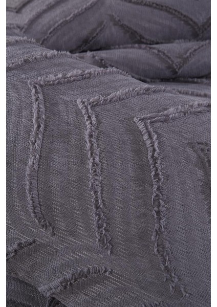 Sementina 3 Parça Çift Kişilik Pike Takımı Antrasit indirimleri