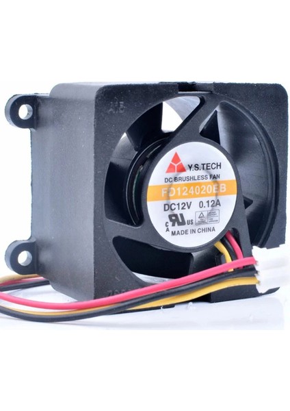 Ys Tech 40X40X20MM 12V 0,12A 3 Kablo Fan FD124020EB