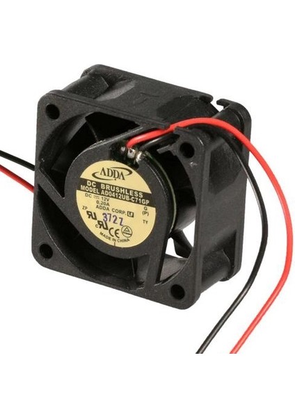 Adda 40X40X20MM 12V 0,20A 3 Kablo Fan AD0412UB-C71GP