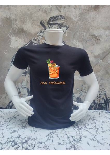 Old Fashined Kokteyl Basıc T-Shırt fiyatları