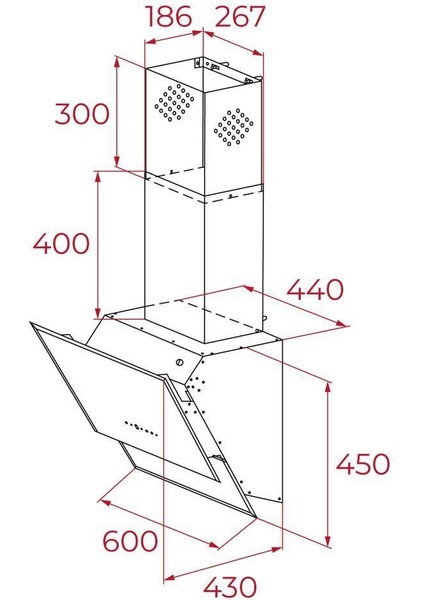 Siyah Indüksiyonlu Ankastre Set ( Tvt 60 Davlumbaz - Iknob It 6450 Indüksiyon Ocak- Hlb 840 Ss Fırın) fiyatları