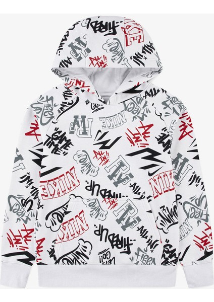 Nıke Rwb Graffıtı Tag Hoodıe Erkek Çocuk Sweatshirt 9Q1203