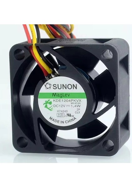 Sunon 40X40X20MM 12V 1,4W/0,11A 3 Kablo Fan KDE1204PKVX