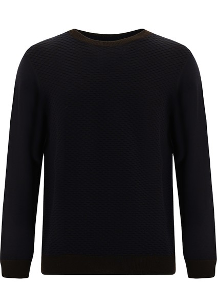 Regular Fit Bisiklet Yaka Yün/akrilik Triko Kazak