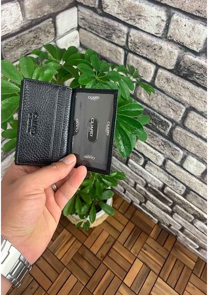 Siyah Hakiki Deri Mini Boy Kredi Kartlık - GRD250902WT601 fırsatları