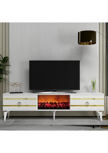 Pelinct Şömineli (A) Tv Sehpası fırsatları