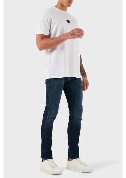 Streç Pamuklu Slim Fit Normal Bel Dar Paça Jeans Erkek Kot Pantolon EM000121 AF14120 MB002