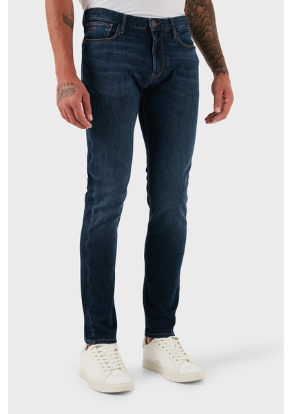 Streç Pamuklu Slim Fit Normal Bel Dar Paça Jeans Erkek Kot Pantolon EM000121 AF14120 MB002 fiyatları