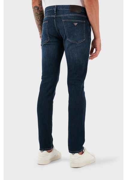 Streç Pamuklu Slim Fit Normal Bel Dar Paça Jeans Erkek Kot Pantolon EM000121 AF14120 MB002 fırsatları