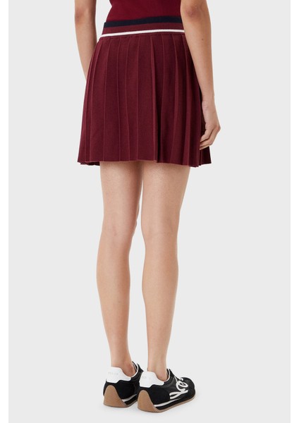 Sabina Pileli Yün Karışımlı Kışlık Mini Boy Triko Etek V5BD02Z1152 Bayan Etek V5BD02 Z1152 G4P2 modelleri