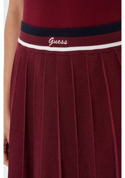 Sabina Pileli Yün Karışımlı Kışlık Mini Boy Triko Etek V5BD02Z1152 Bayan Etek V5BD02 Z1152 G4P2 fırsatları