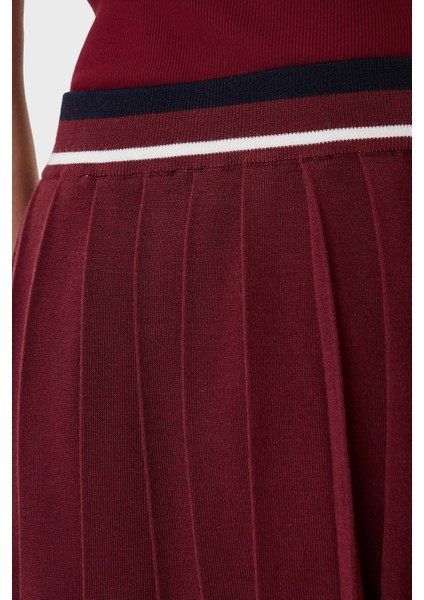 Sabina Pileli Yün Karışımlı Kışlık Mini Boy Triko Etek V5BD02Z1152 Bayan Etek V5BD02 Z1152 G4P2 indirimleri