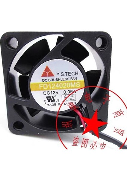 Ys Tech 40X40X20MM 12V 0,06A 3 Kablo Fan FD124020MS