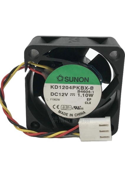 Sunon 40X40X20MM 12V 1,1W/0,09 2 Kablo Fan KD1204PKBX-8