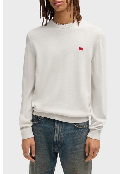 Logolu Bisiklet Yaka Regular Fit % 100 Pamuk Kazak Erkek Kazak 50475083 102