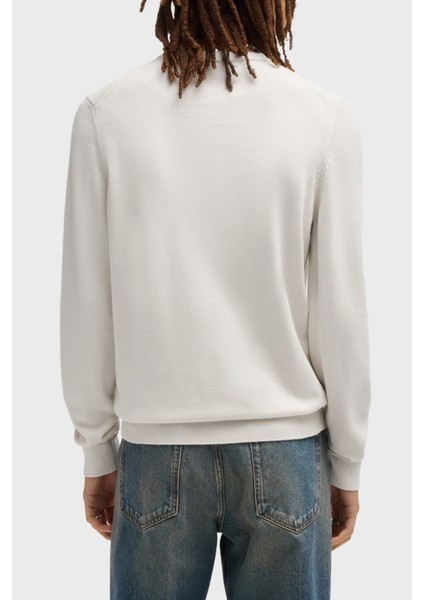 Logolu Bisiklet Yaka Regular Fit % 100 Pamuk Kazak Erkek Kazak 50475083 102 modelleri