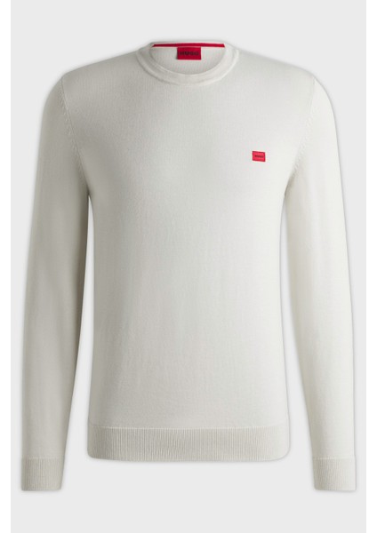 Logolu Bisiklet Yaka Regular Fit % 100 Pamuk Kazak Erkek Kazak 50475083 102 indirimleri