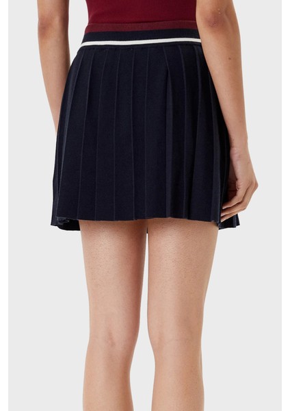 Sabina Pileli Yün Karışımlı Kışlık Mini Boy Triko Etek V5BD02Z1152 Bayan Etek V5BD02 Z1152 A74A modelleri