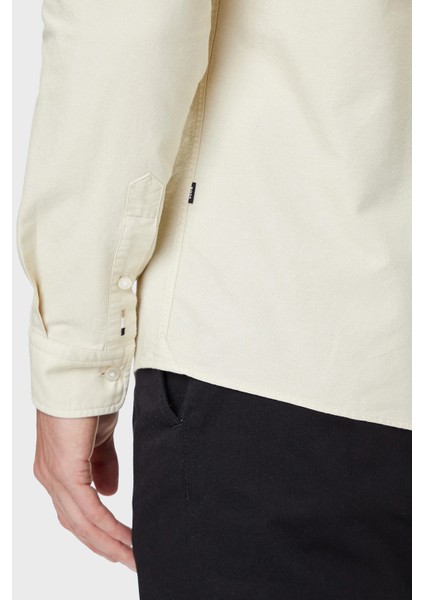 Logolu % 100 Pamuk Slim Fit Düğmeli Yaka Gömlek Erkek Gömlek 50544917 131 indirimleri