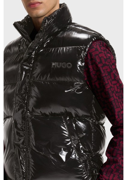 Logolu Su Itici Regular Fit Parlak Şişme Yelek Erkek Yelek 50547981 001 indirimleri