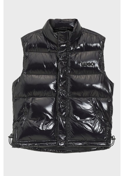 Logolu Su Itici Regular Fit Parlak Şişme Yelek Erkek Yelek 50547981 001
