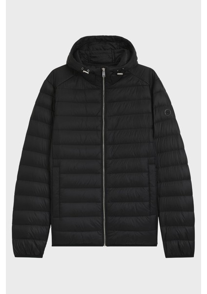 Kapitoneli Kuş Tüyü Dolgulu Regular Fit Çıkarılabilir Kapüşonlu Şişme Mont Erkek Mont 50540450 001