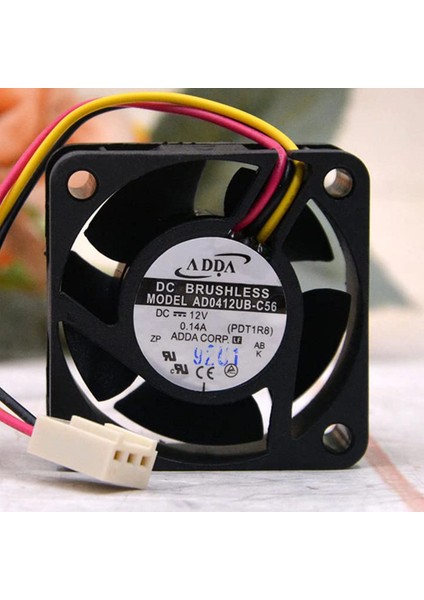 Adda 40X40X20MM 12V 0,14A 3 Kablo Fan AD0412UB-C56